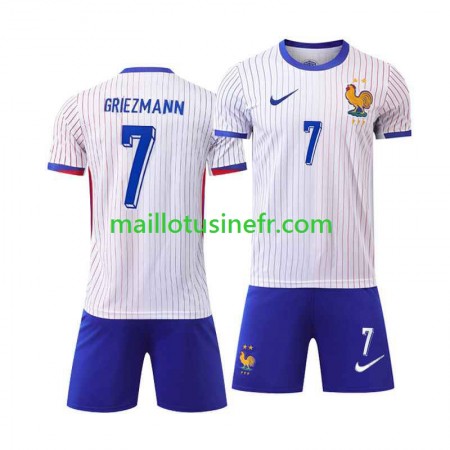 Maillot de Foot France Antoine Griezmann 7 Extérieur UEFA EURO 2024 - Enfant